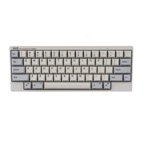 HHKB Classic Tastatur (Weiß / Gedruckte Tastenkappen) PD-KB401W