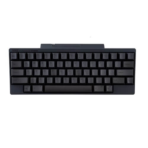 HHKB HYBRID Tastatur (Holzkohlenschwarz / Gedruckte Tastenkappen) PD-KB800B