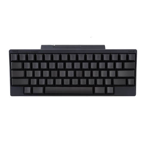HHKB HYBRID Type-S Tastatur (Holzkohlenschwarz / Tastenkappen ohne Beschriftung) PD-KB800BNS