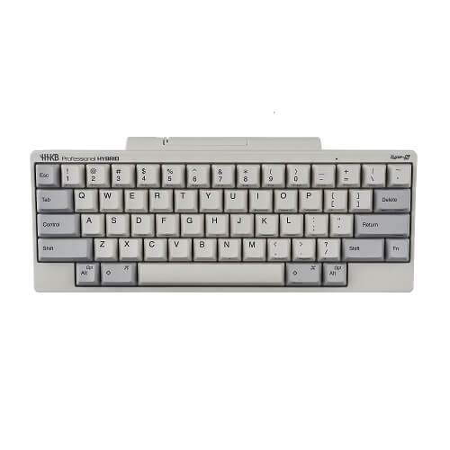 HHKB HYBRID Type-S Tastatur (Weiß / Gedruckte Tastenkappen)PD-KB800WS