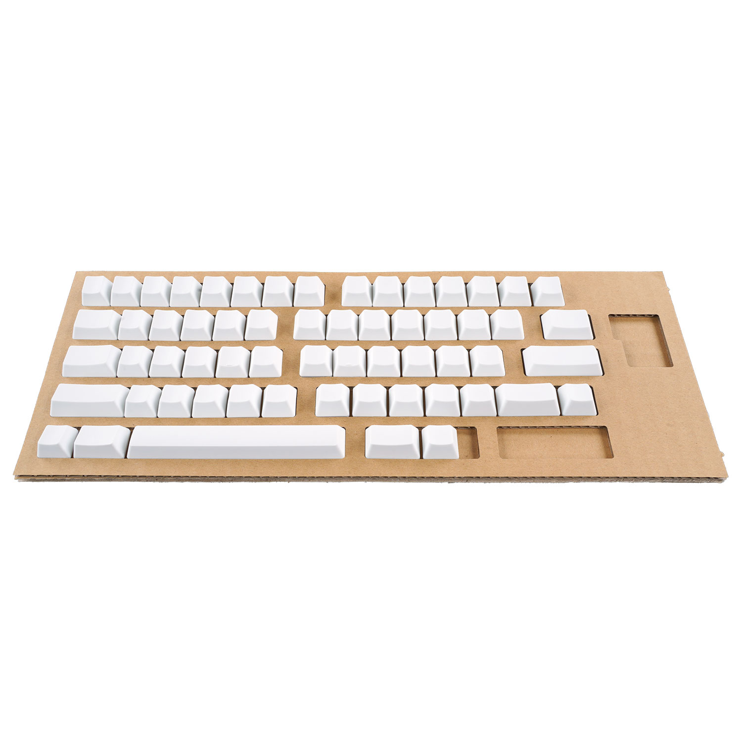 set of blank keycaps for the HHKB Snow keyboard