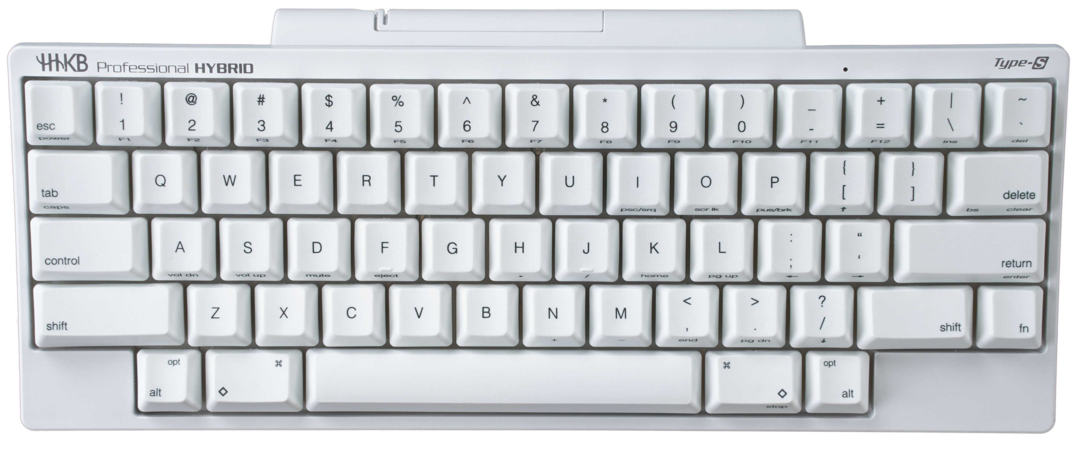 HHKB HYBRID Type-S Snow Clavier (Capuchons de touches imprimés)