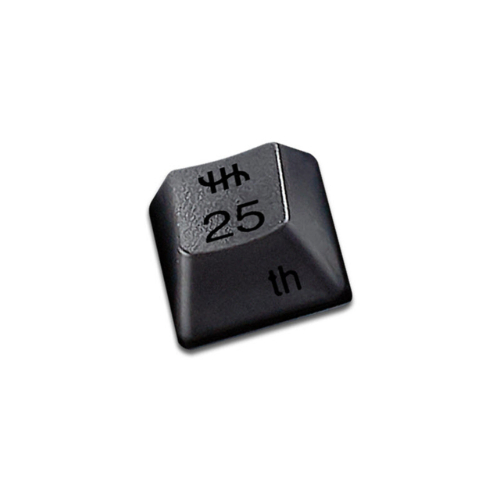 Charcoal 25th anniversary keycap for the HHKB Professional keyboard range
