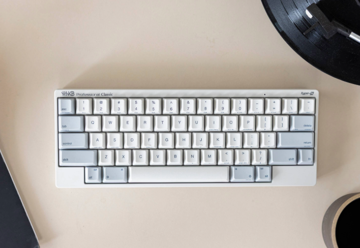 HHKB Classic Type-S White on a desk