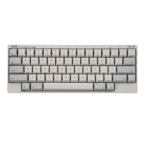 HHKB Classic Type-S Keyboard (White/Printed Keycaps) PD-KB401WSC