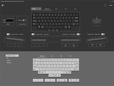 Strumento per la mappa dei tasti della tastiera di HHKB Studio 