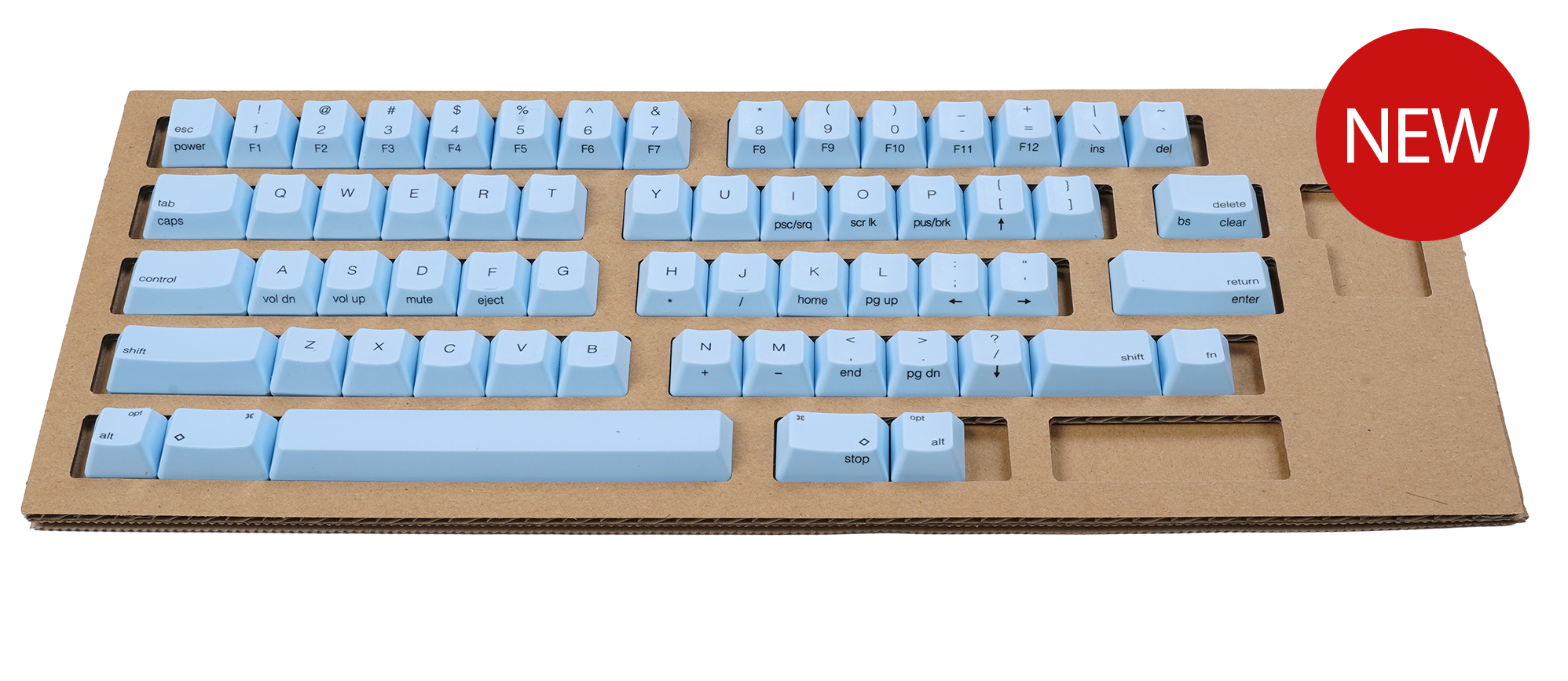 HHKB Professional Sky Blue Printed Keycaps