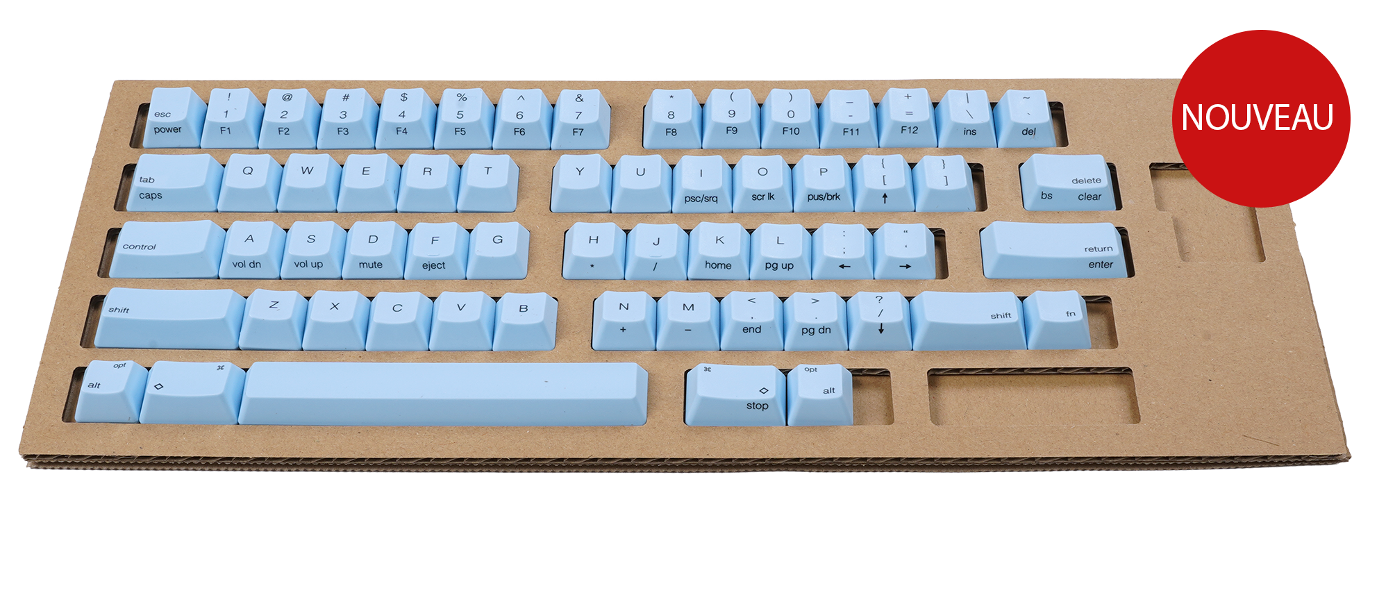 Capuchons de touches imprimés Sky Blue HHKB Professional