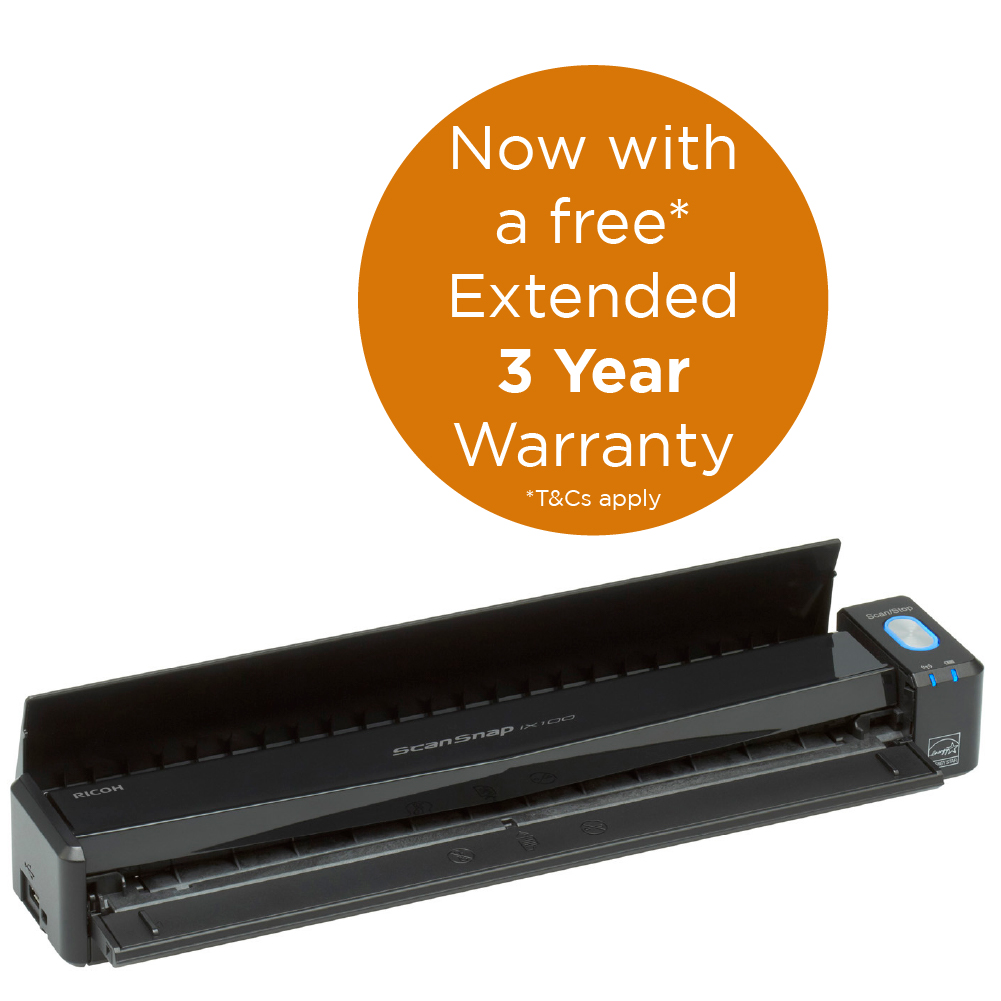 ScanSnap iX100 (Black)