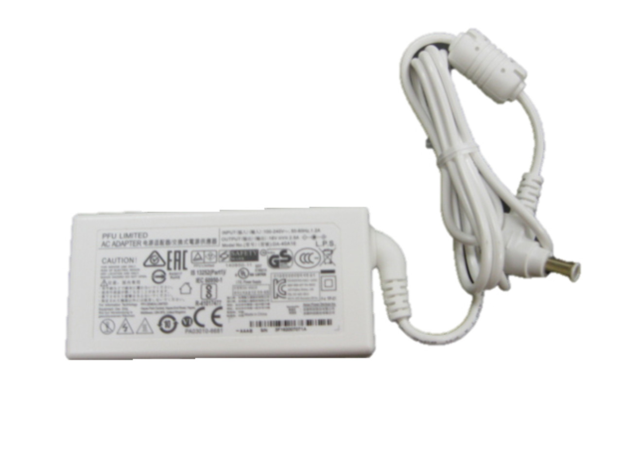 Reemplazo de adaptatdor de corriente AC para iX1400, iX1500, iX1600. DC 16V / 2.5A. Color = Blanco