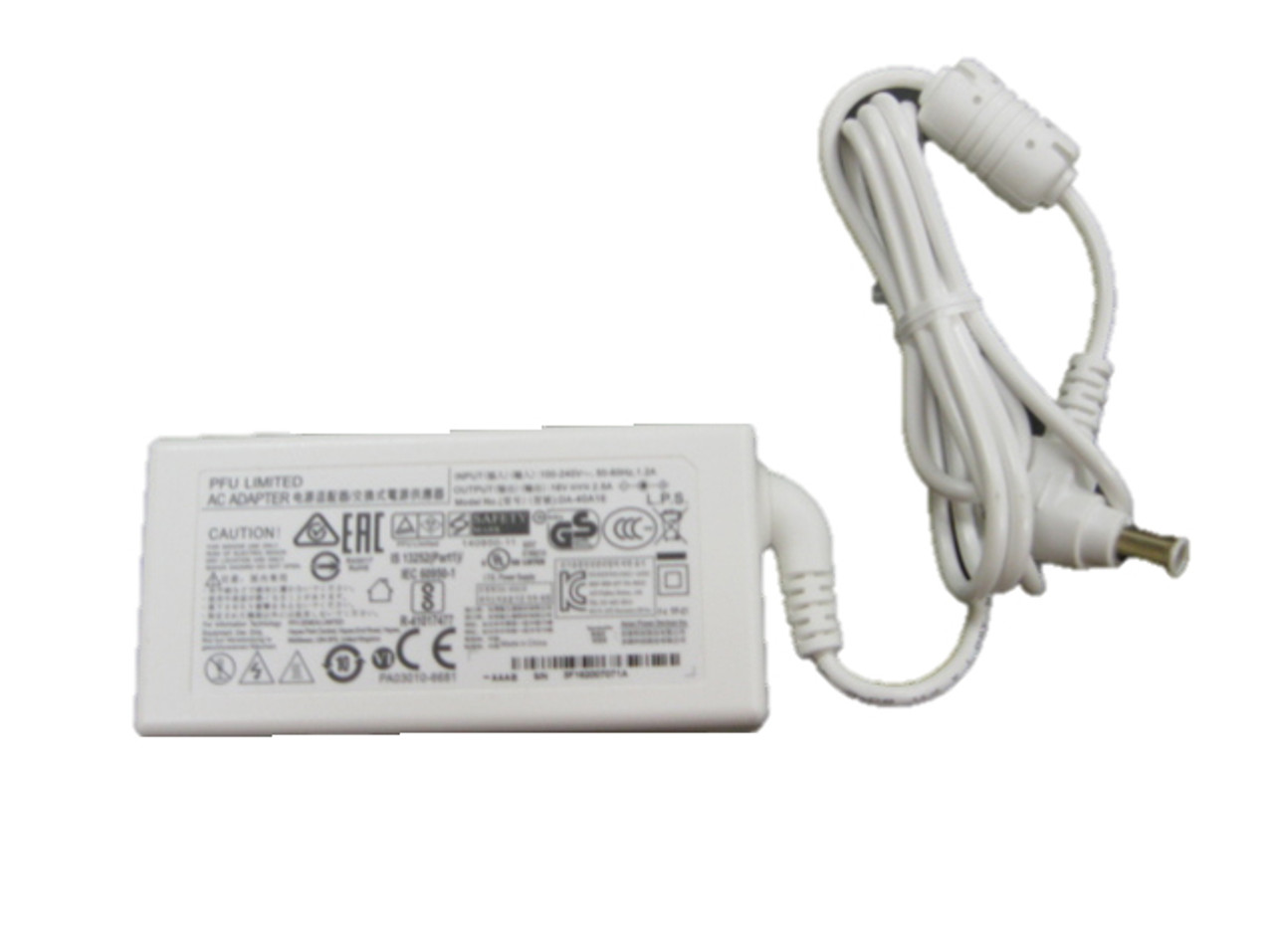 Replacement AC Adapter for iX1400, iX1500, iX1600. DC 16V / 2.5A. Colour = White