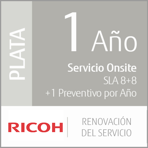 Renovación del Servicio Plata a 1 año (Producción de Volumen Bajo)