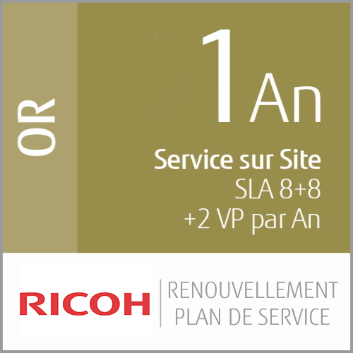 Renouvellement: Contrat de Service Or de 1 an (Production Moyen Volume)