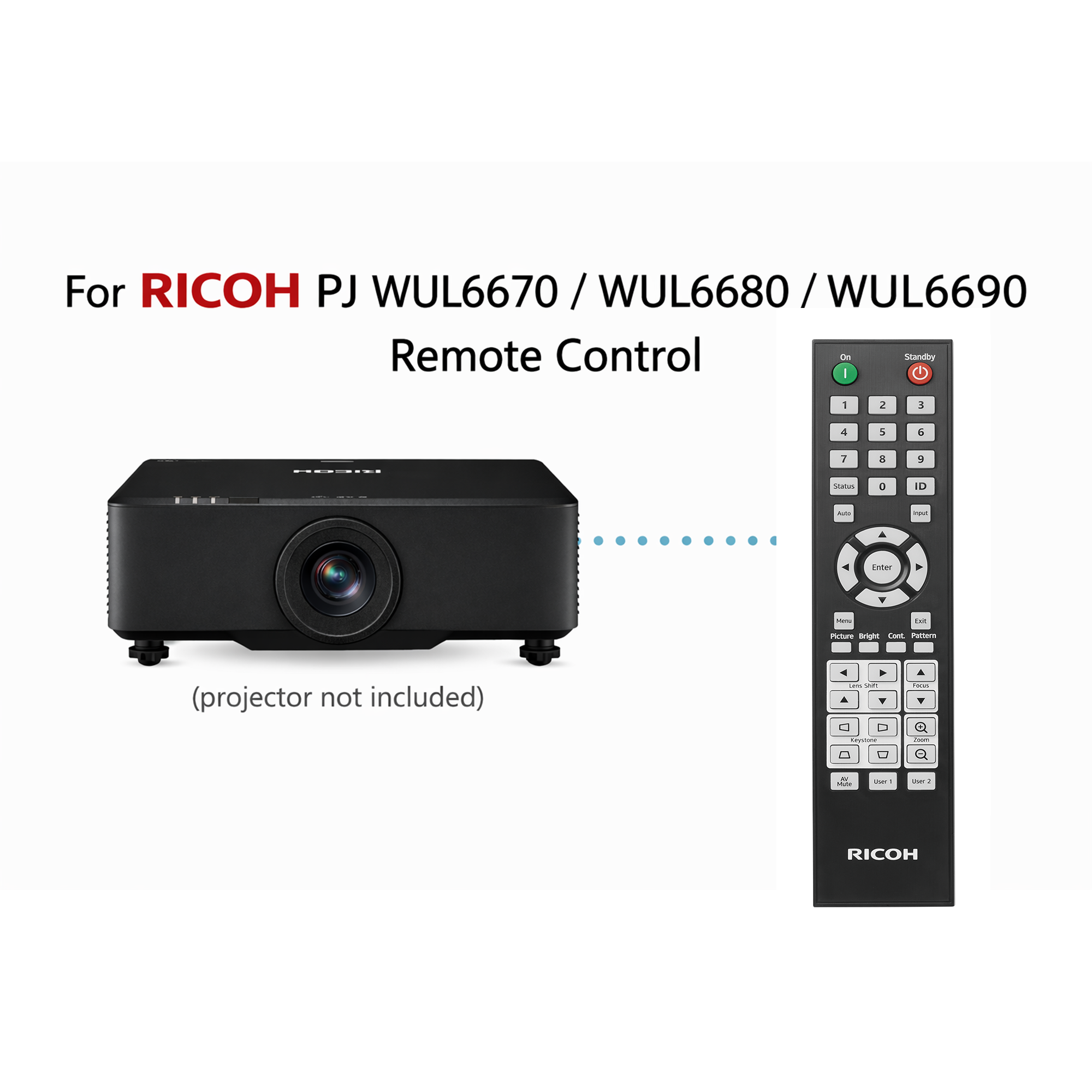 Ricoh Projector Remote Control